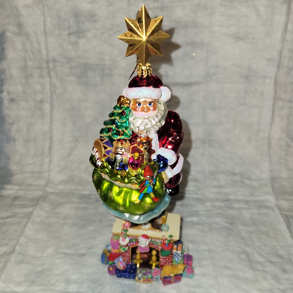 Christopher Radko Christmas Scene (3 pieces)